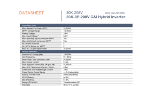 30K-3P-208V Specifications 1