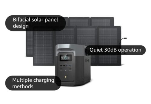 EcoFlow DELTA 2 Max + 160W Portable Solar Panel