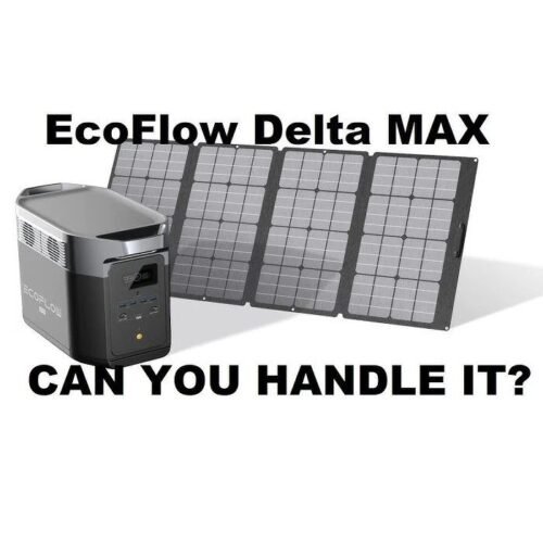 EcoFlow DELTA 2 Max + 160W Portable Solar Panel