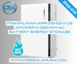 FranklinWH APR-05K13V1-US aPower X 13.6kWh AC battery Energy Storage