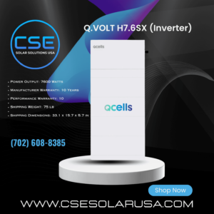 QCELLS – Q.VOLT H7.6SX Inverter