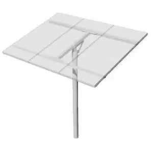 PLP TPM3-G TOP-OF-POLE MOUNT FOR 3 TYPE-G MODULES, 4" PIPE