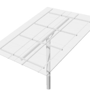 PLP TPM12-H TOP-OF-POLE MOUNT FOR 12 TYPE-H MODULE, 8" PIPE