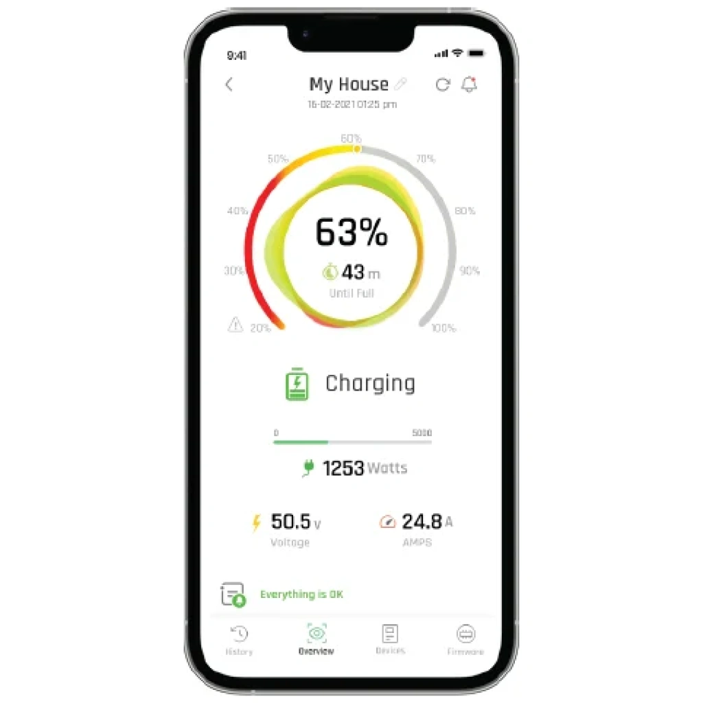 Guardian App Battery Monitoring