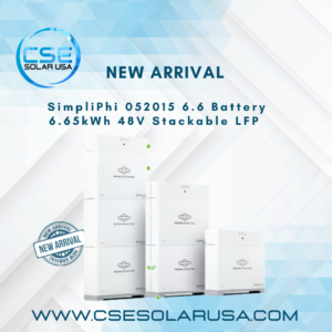 SimpliPhi 052015 6.6 Battery 6.65kWh 48V Stackable LFP