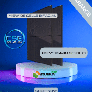 Bluesun 415W Solar Panel 108 Cells Bifacial