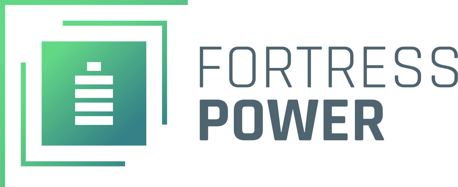 Fortress Power Logo Filled Medium