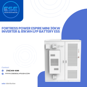 Fortress Power ESpire Mini 30kW Inverter & 81kWh LFP Battery ESS