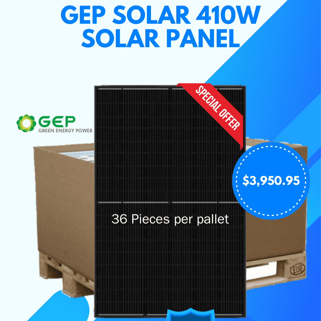GEP Solar 410w pallet sale 1