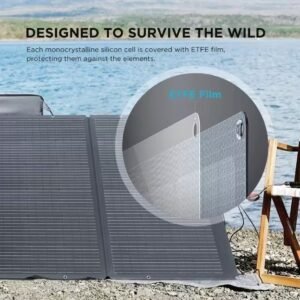 EcoFlow 3600W Output/7200W Peak Push-Button Start Solar Generator DELTA Pro with 400W Solar Panel for Home, Camping and RVs