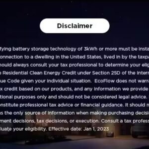 EcoFlow Battery Solar Generator DELTA Pro 3600Wh Solar, 3600W Output, LFP Power Station, Home Backup, Camping, Push-Button Start