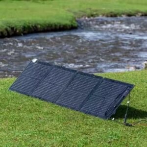 EcoFlow 300W Output/600W Peak Push-Button Start Solar Generator RIVER 2 with 110W Solar Panel for Home Backup Power, Camping, RVs