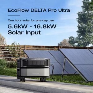 Ecoflow Battery Generator Delta Pro Ultra 6144Wh Solar Generator, 7200W Output,LFP Power Station Home Backup