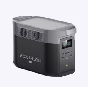 EcoFlow 2000W Output 5000W Peak Push-Button Start Battery Generator DELTA Max 1600 for Home Backup, Camping & RVs