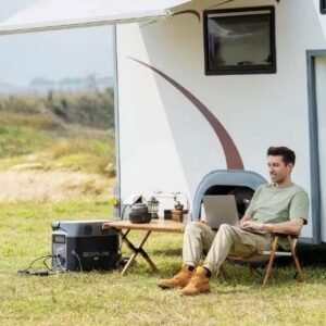 EcoFlow Battery Solar Generator DELTA Pro 3600Wh Solar, 3600W Output, LFP Power Station, Home Backup, Camping, Push-Button Start