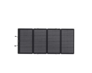 EcoFlow 220-Watt Monocrystalline Silicon Solar Panel with 21.8-Volt Output Waterproof IP68 Solar Charger for Solar Generator