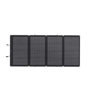 EcoFlow 220-Watt Monocrystalline Silicon Solar Panel with 21.8-Volt Output Waterproof IP68 Solar Charger for Solar Generator