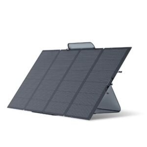 EcoFlow 400-Watt Monocrystalline Silicon Portable Solar Panel with 48-Volt Output for Power Station Generator, IP68