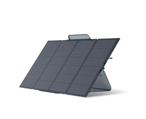 EcoFlow 400-Watt Monocrystalline Silicon Portable Solar Panel with 48-Volt Output for Power Station Generator, IP68