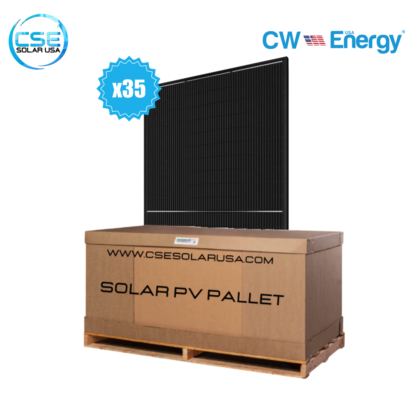 CW Energy 410W Solar Panels in 1 pallet 35pcs CW Energy 410W Solar Panels in 1 pallet 35pcs
