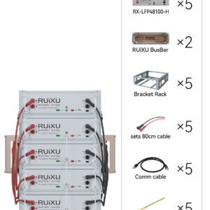 RUiXU Battery Optional Installation Method -Bracket Rack-Flexibility & Stackable