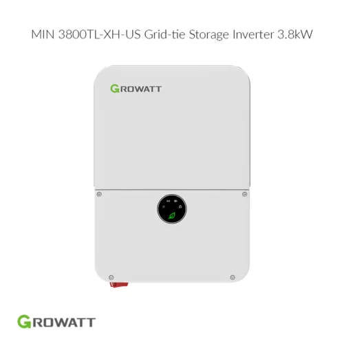 Growatt MIN 3800TL XH US 3.8kW Grid Tie Storage inverter