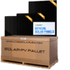 Sunket 430W All-Black Bifacial Solar Panel with 108 Half-Cells