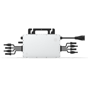 Hoymiles HM-1200NT 4-in-1 Microinverter front view – high-efficiency solar inverter for 4 PV modules.