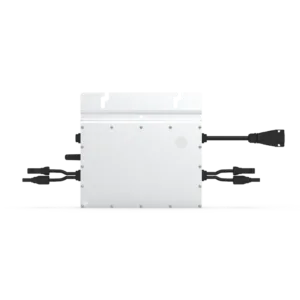 Hoymiles HM-700NT 2-in-1 Microinverter white front view.