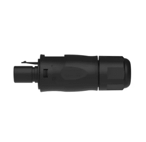 Hoymiles AC_Connector_M Male Connector for HM-N Microinverters – Black Plug-and-Play Solar Cable Accessory.
