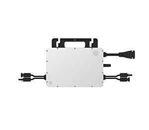 Hoymiles HMS-1000-2T-NA 2-in-1 Microinverter Front View – High-Efficiency 1000W Solar Inverter for Dual Modules.