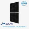 JA Solar JAM72D40-595/MB-US 595W Clear on White 144 Half-Cell Mono N-Type Solar Panel