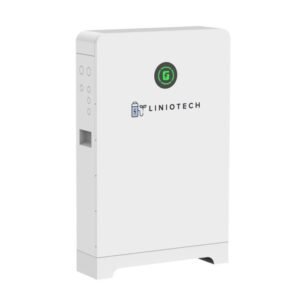 LINIOTECH 14.33kWh 48V LiFePO4 floor-mounted solar and backup battery.