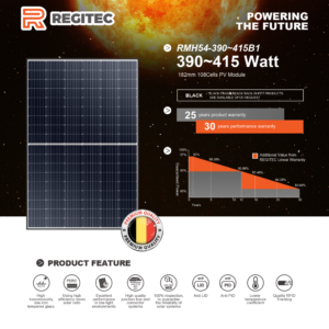 Regitec 415W Solar Panel Specification