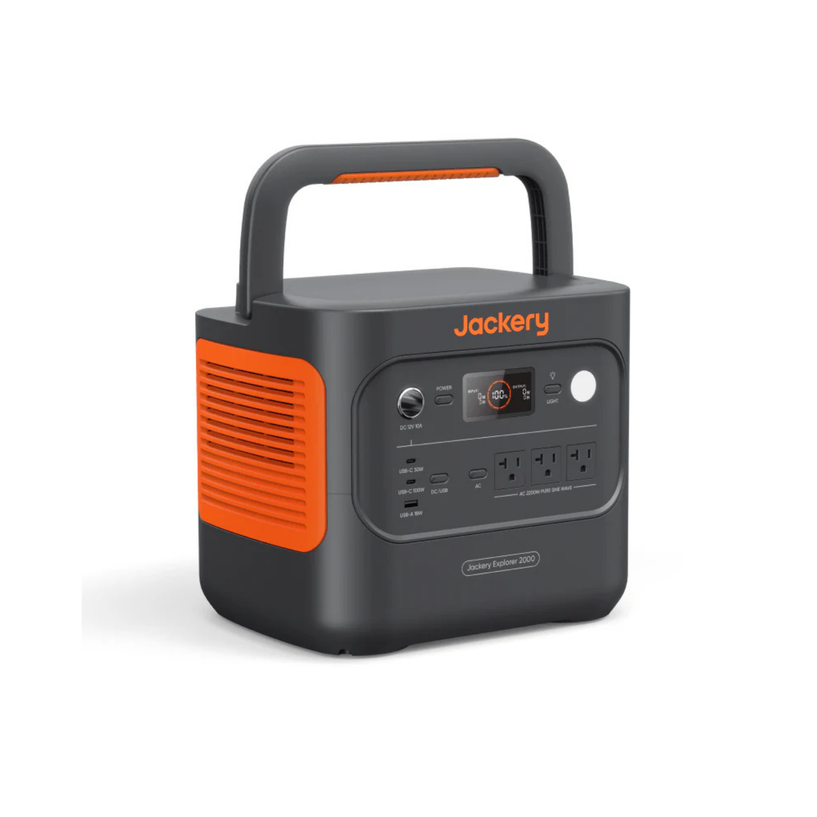 Jackery Explorer 2000 v2 Portable Power Station Side View Jackery Explorer 2000 v2 Portable Power Station Side View