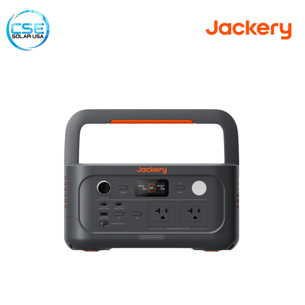 Jackery Explorer 600 v2 Portable Power Station - CSE Solar