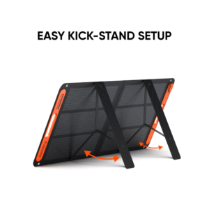 Jackery SolarSaga 100W Solar Panel Easy Kick Stand Setup