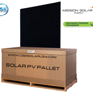 Domestic content solar panel