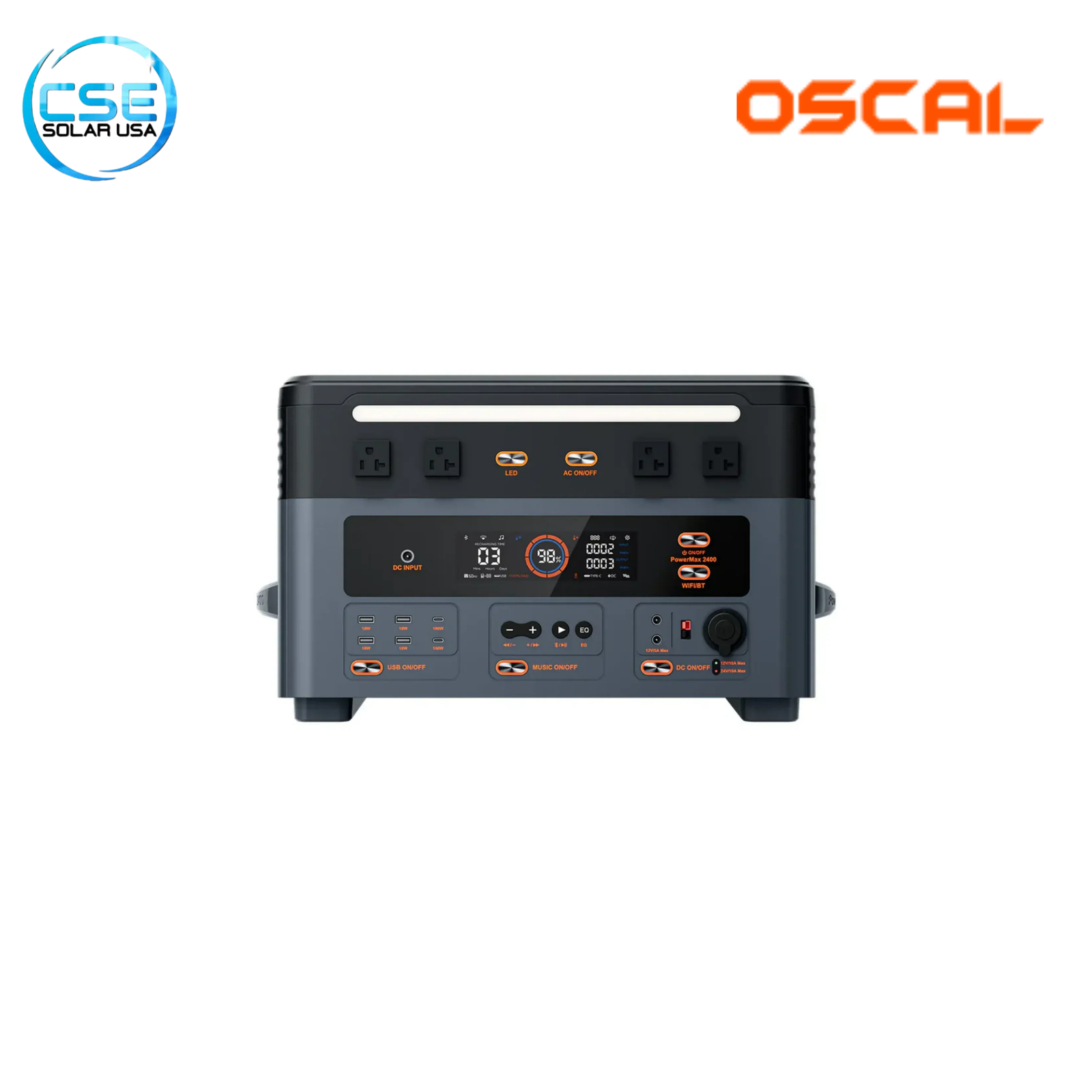 Oscal PowerMax 2400 _ 2400W Portable Power Station Oscal PowerMax 2400 _ 2400W Portable Power Station