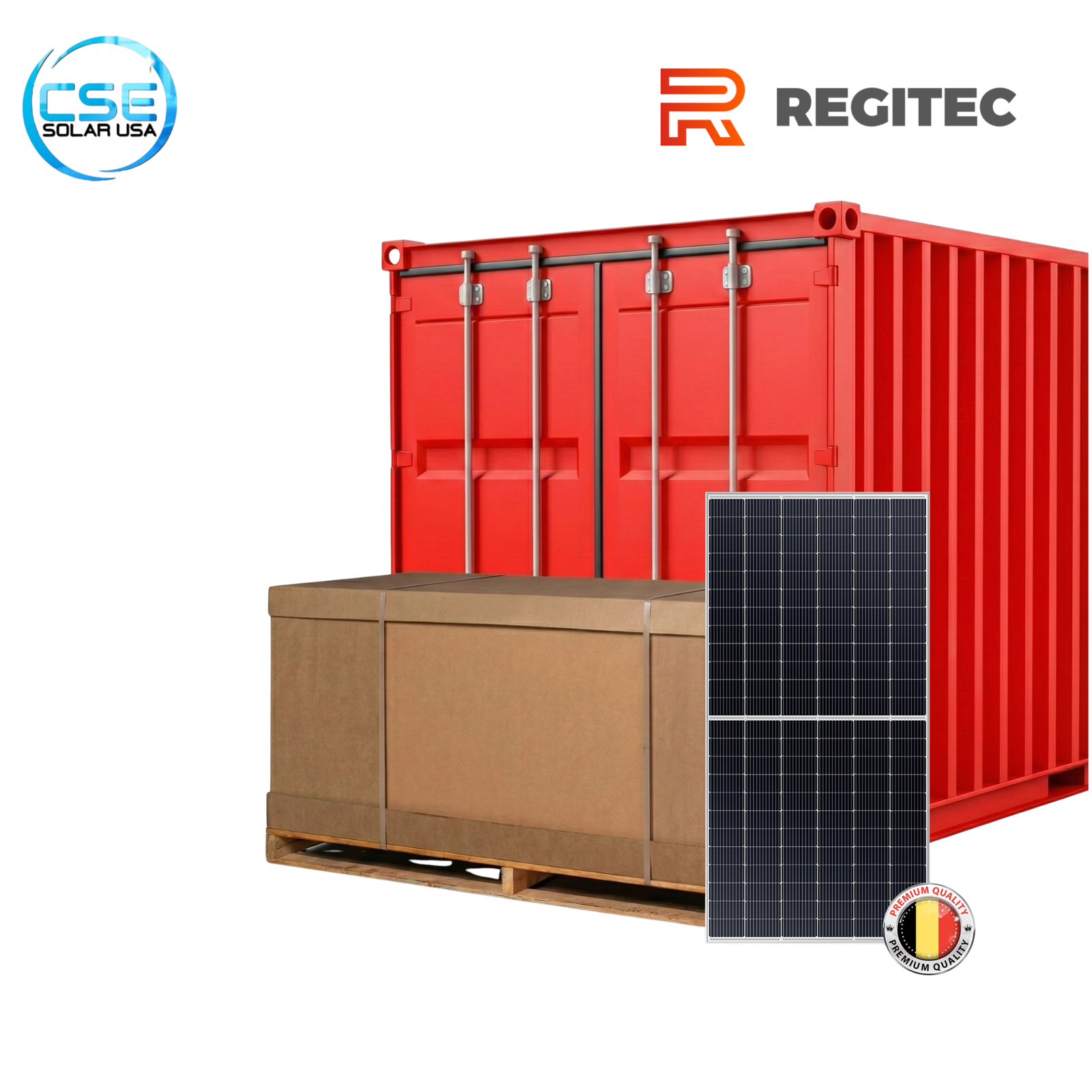 Regitec RMH72550S1 Commercial Solar Panel Wholesale Container Regitec RMH72/550S1 Commercial Solar Panel Wholesale Container