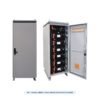 AIMS Power KITHY230VBATMS dual lithium battery cabinet set, LFP230V96A-M master and LFP230V96A-S slave, official product photos on white
