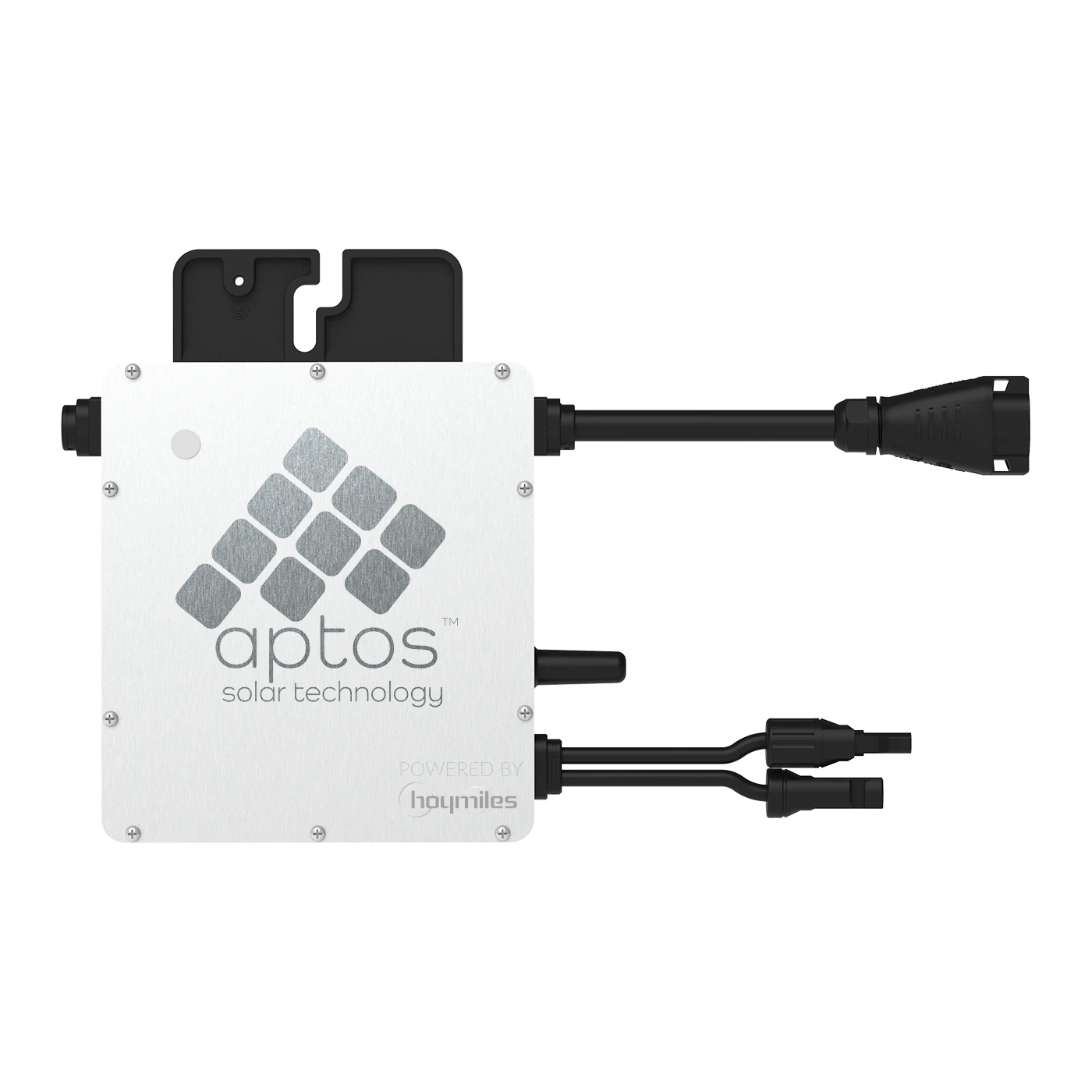 Aptos MAC-400 1:1 trunk version microinverter (official Aptos Solar image) Aptos MAC-400 1:1 trunk version microinverter (official Aptos Solar image)