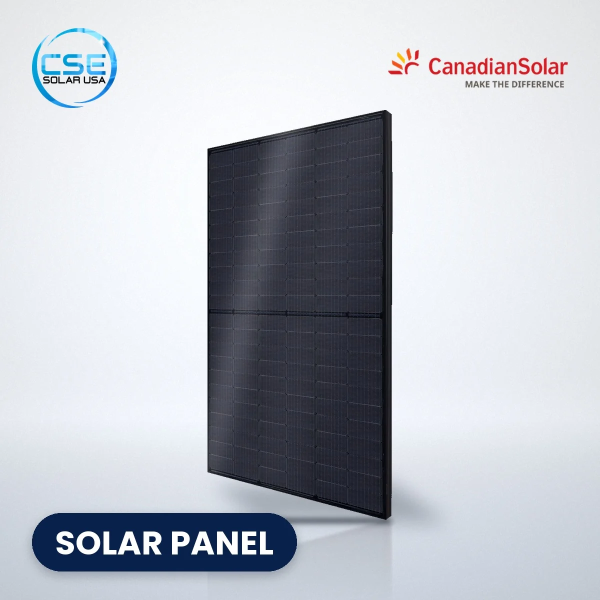 Canadian Solar HiKuBlack 400W – Black-on-Black Panels