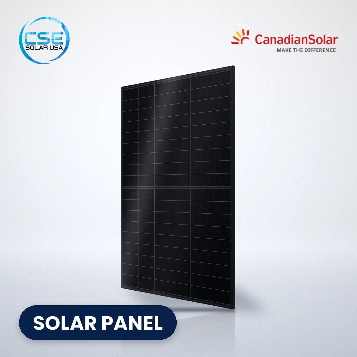 Canadian Solar TOPHiKu6 CS6.1-54TM 455W Black Panel
