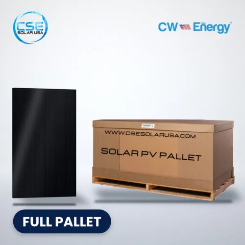 CW Energy 450W All-Black Solar Panel | CWT450-108TNB10 (35 panels per pallet)