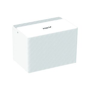 Fox ESS PowerQ 11.4kW split-phase hybrid inverter unit in a white Type 4X outdoor enclosure