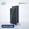 Hyundai HiN-T NI series N-type solar module, front and back view, with CSE Solar USA and HD Hyundai Energy Solutions logos