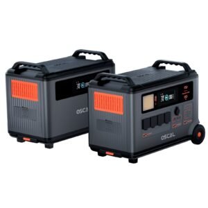 OSCAL BP3600 expansion battery, official OSCAL product image 2