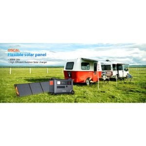 OSCAL PM200 200 W portable solar panel, official OSCAL product image 3
