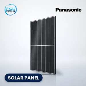 Panasonic EverVolt EVPV H series solar panel, with CSE Solar USA and Panasonic logos
